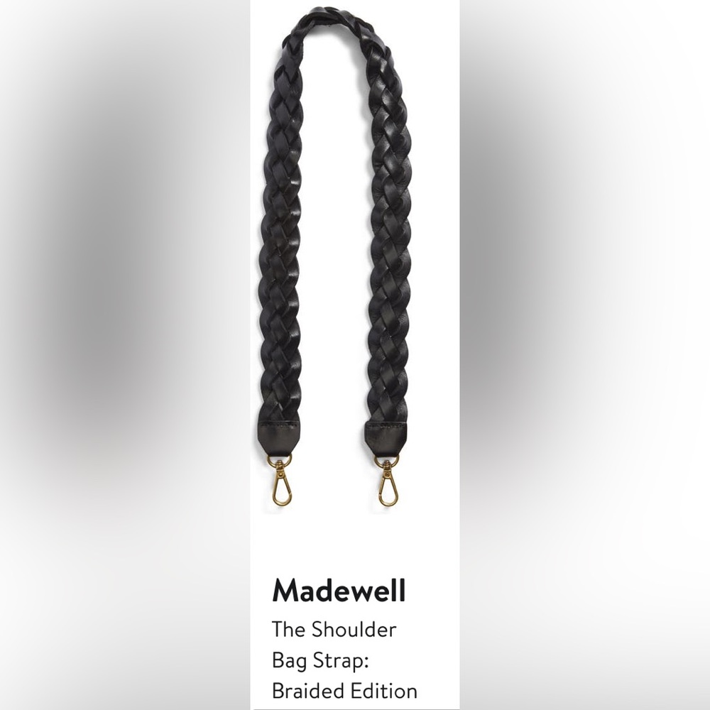 BRAND NEW Madewell Braided Leather Shoulder Strap